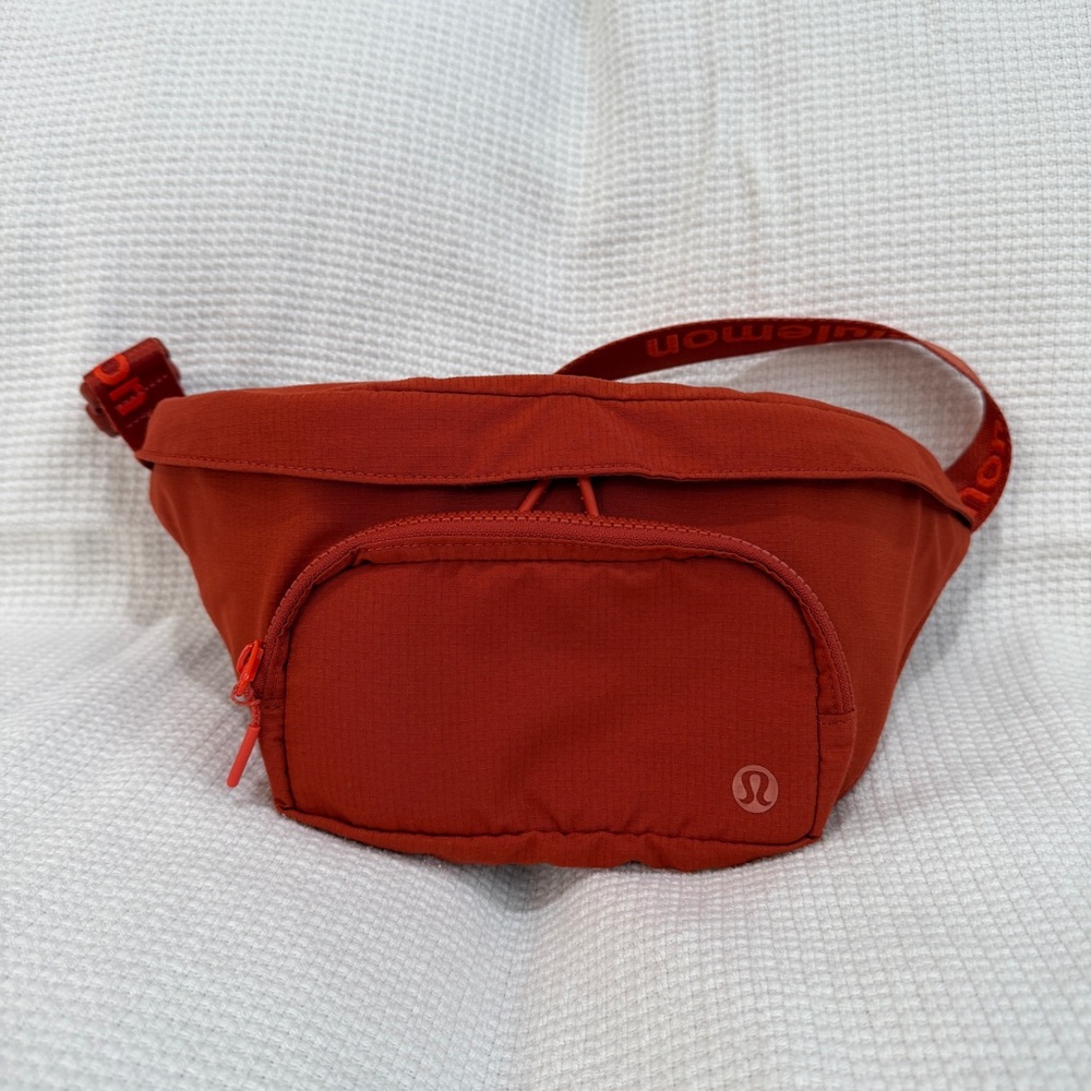 LULULEMON The Rest is Written Belt Bag Color Aztec Brick/Autumn Red